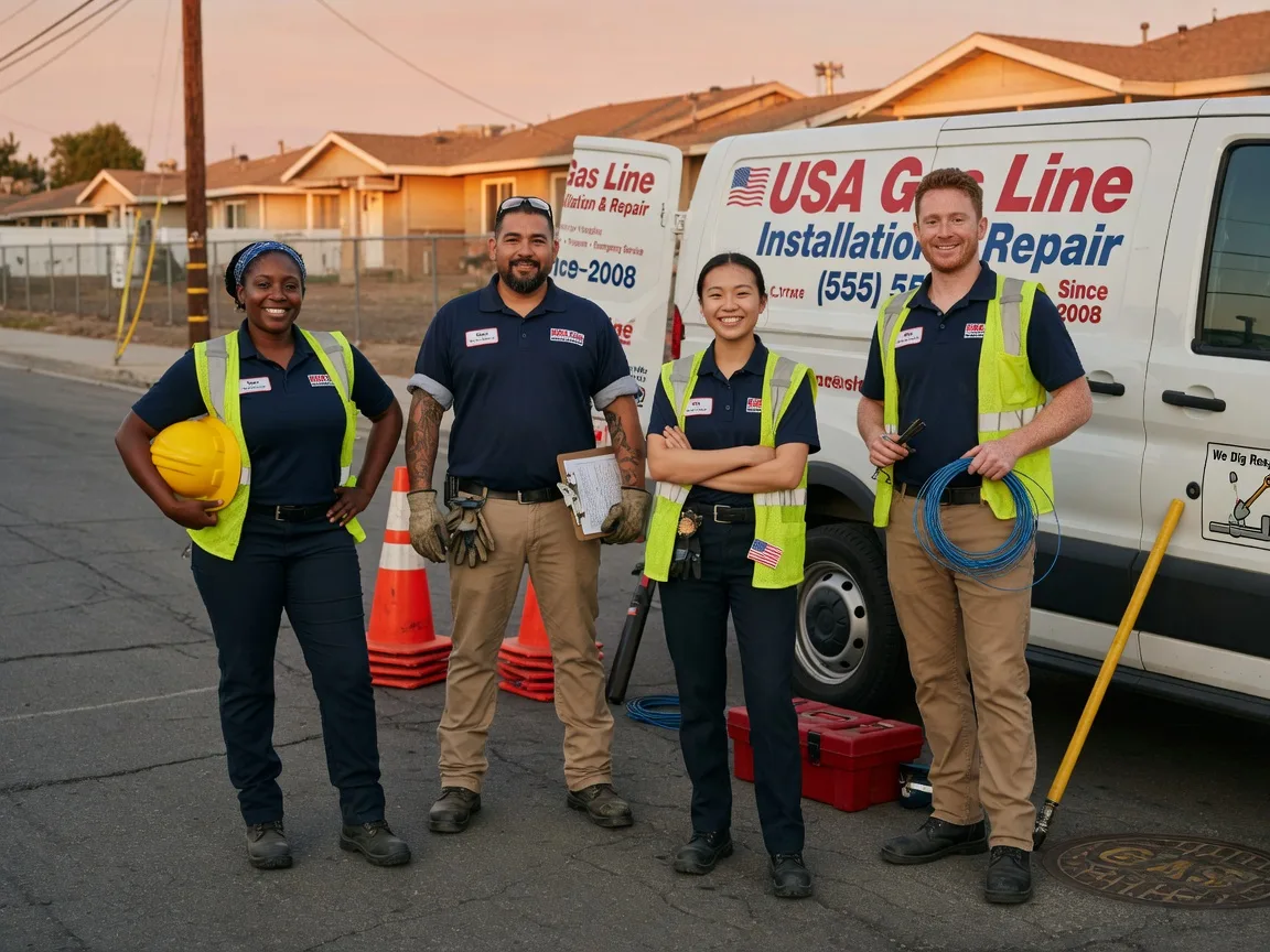 Gas Line Installation company in Lyons, TX